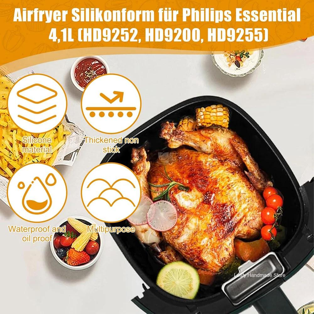 Силиконовая форма для фритюрни – обзор и цена Philips Air Fryer Hd9252