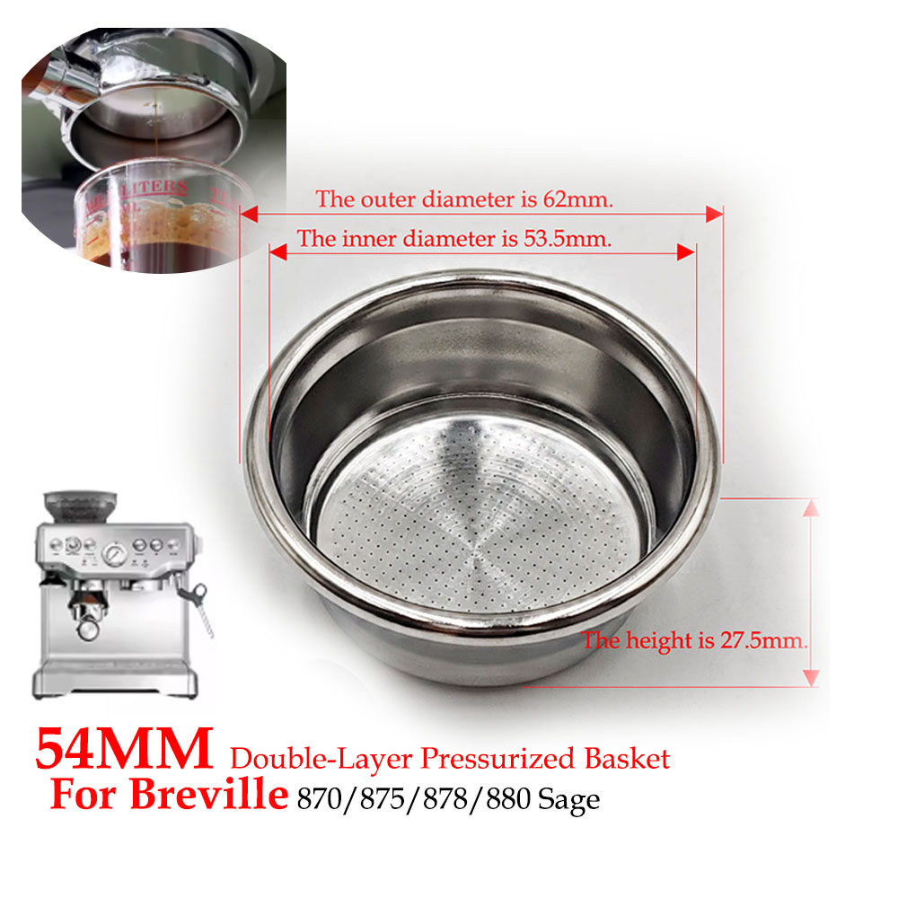 Двухслойная корзина для фильтр – обзор и цена Breville Espresso Bes870