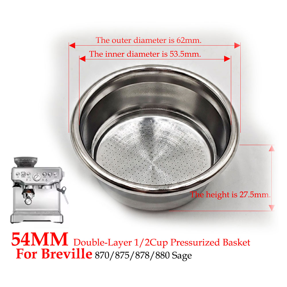 Двухслойная корзина для фильтр – обзор и цена Breville Espresso Bes870